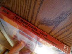 Z Mailing Labels Full Sheet Laser 8-1/2″x11″ 100 White avery 5165 equivalent