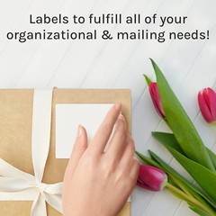 White Sticker FBA Labels – 4″ x 3.33″ – Laser/Inkjet Compatible – (6 per Shee…