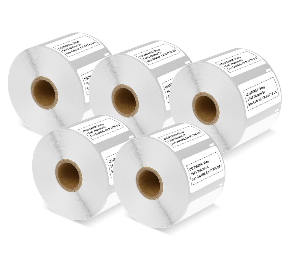 5Rolls 57mmx32mm Medium White LabelWriter Multipurpose Labels Fit DYMO LW 330