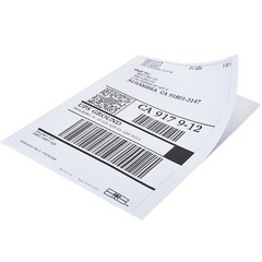 200 8.5″ x 11″ Full Sheets Address Shipping Sticker Paper for Laser & InkJet