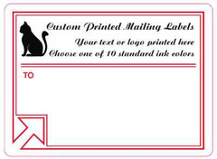 10,000 Shipping Stickers, Custom Printed 4″ x 3″ Business Mailing Labels, rolls