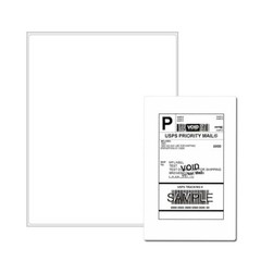 1000 Shipping Labels 8.5×11 Full Sheet Self Adhesive Blank Paper Laser/Inkjet US