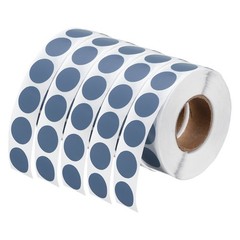 5000Pcs Colored Dots Sticker, 1/2″ Adhesive Round Polka Coding Label, Light Blue