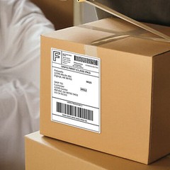 Shipping Labels 8.5×5.5 half sheet Self Adhesive 2 Per Sheet POLYSELLS 2UP