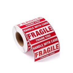 1-20rolls Fragile Stickers 2″x3″ Fragile Label Sticker Handle With Care 500/roll
