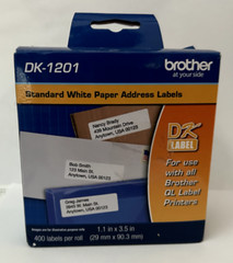 Brother QL Label Printer DK-1201 Standard White Paper Address Labels