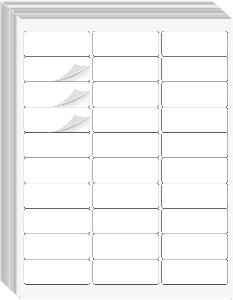 1″ x 2-5/8″ Address Labels 900 Labels Sticker Paper for Laser/Ink Jet Printer ma