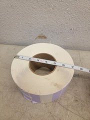 3″ x 1″ Direct Thermal Labels – 1″ Core Purple