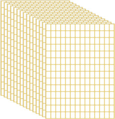 2940 Pcs White Labels Sticker Small Blank Price Stickers Removable Rectangular L
