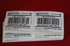 300 NEW USPS TRACKING LABELS. SHIP FROM HOME USING REGULAR POSTAGE