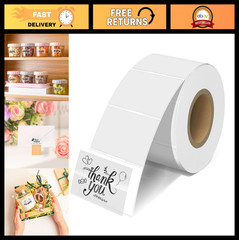 300 Clear Thermal Labels 3″ x 2″ – Waterproof Printer Stickers for Address, Tags