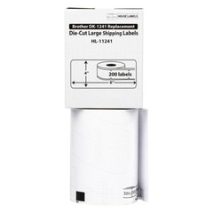 Non-OEM Fits BROTHER DK-1241 Labels (4″ x 6″) – (6) Rolls of 200