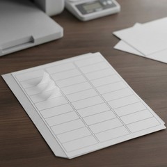 1″ x 2-5/8″ Address Labels, 900 Labels, White Matte Paper, Laser Inkjet
