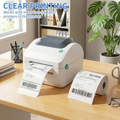 2-40 Rolls Direct Thermal Shipping Labels 4×6 250 Per Roll for Zebra Eltron 2844