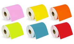 DYMO LW 1744907 SIX COLORS 4″ x 6″ Direct Thermal Labels (24) Rolls/220