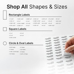 1.75″ X 0.5″ Matte White Return Address Labels 250 Sheets, 20000 Stickers Mai…