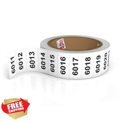 Kenco Labels 6001-7000 Paper 1.5″x0.75″