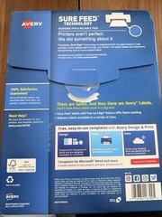 Avery 16790 Easy Peel White Address Labels 1″ x 2-5/8″ 2550-Ct 85-Sheets