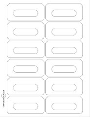 [LASERW] AUDIO CASS. LABEL FOR LASER PRINTERS 12 UP 300 LABELS