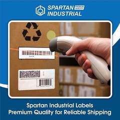 Spartan Industrial – 3″ X 2″ Direct Thermal Labels, Perforated Postage Shippi…
