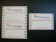 Printed Shipping Labels, 10,000 Custom 4″ x 3″ Business Mailing Stickers 1 color