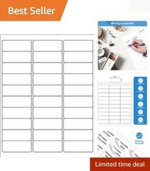 Customizable 500 Sheet Shipping Labels for Laser & Inkjet, 15000 Total Labels