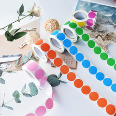 3000 Pieces 1 Inch round Color Coding Labels Writable Circle Dot