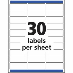 Avery Easy Peel Address Label – 1″ Width X 2.62″ Length 1500 lables #5660