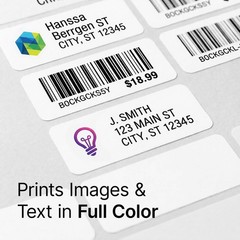 1.75″ X 0.5″ Matte White Return Address Labels (100 Sheets, 8000 Stickers) Ma…