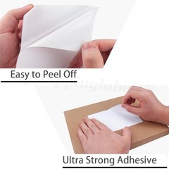 5000 4″x6″ Fanfold Direct Thermal Shipping Labels Perforated for Zebra & Rollo