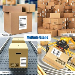 20X DYMO 4XL Labels Direct Thermal Shipping Labels 4″x6″ 1744907 Compatible