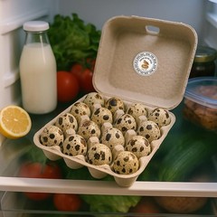 320 Pcs Quail Eggs Carton Labels, 2 Inch Round Fresh Quail Eggs Handling Stic…