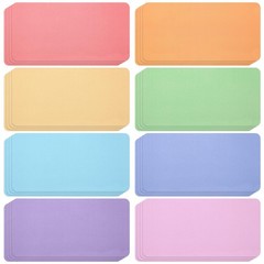 48 Pack Magnetic Dry Erase Labels, 4”x 2” Colorful Name Tags Magnetic Blank…