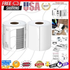 Thermal Labels 4×6 Roll – 500 Direct Thermal Perforated Postage Shipping Labe…