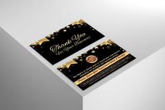 25-2000 Ebay CLASSY Thank You Seller Business Cards (Star), 4 Amazon, Etsy, bulk