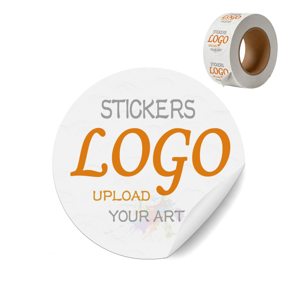 500-10000 Pack Personalised Printed Custom Stickers Labels for Business Private