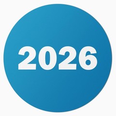 2026 Round Color-Coded Labels – Teal, 0.75 inch, 300 Count for Graduation, Medic