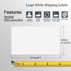 1PK Compatible for DYMO 30256 Thermal Shipping Labels 2-5/16″ x 4″ for 450 Turbo