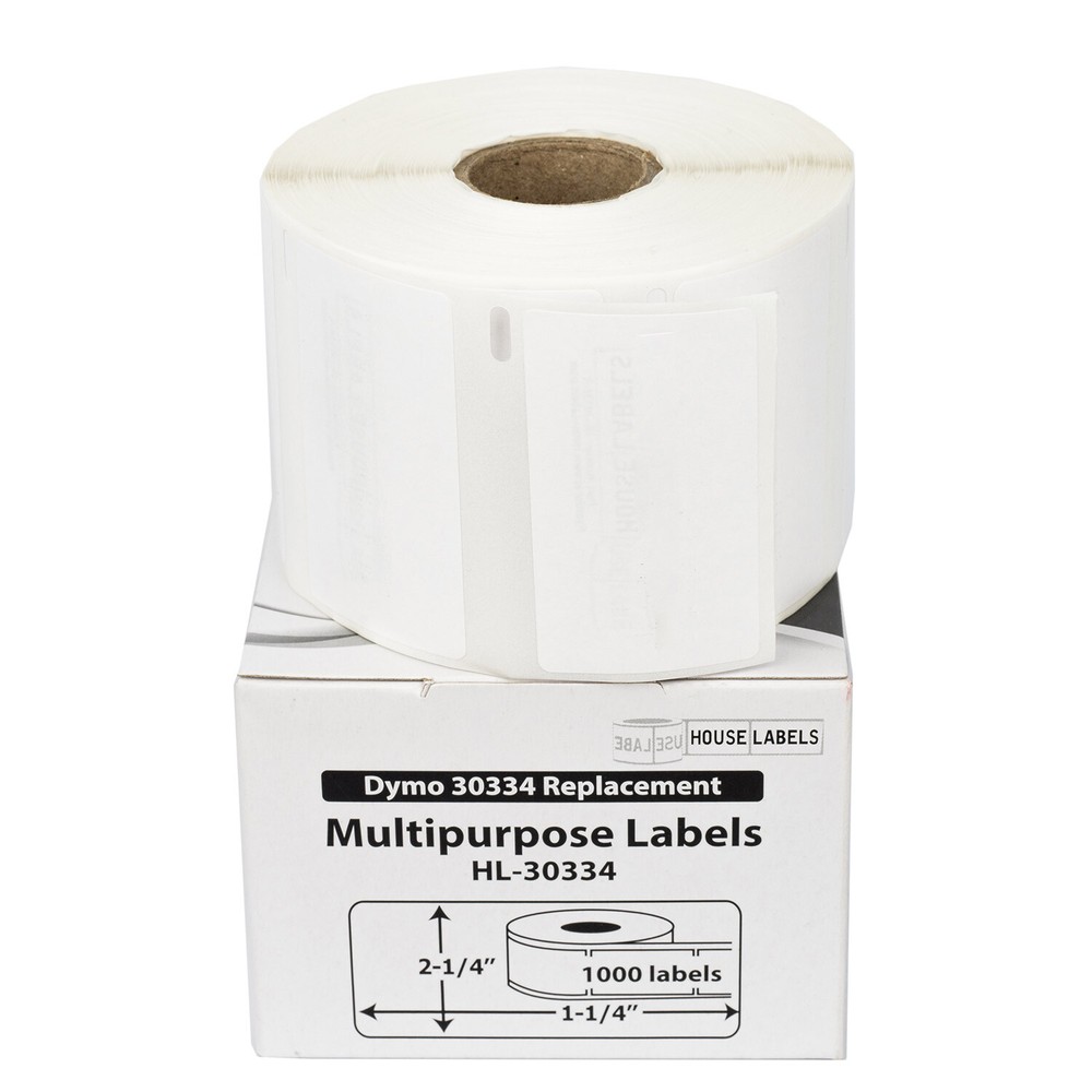 DYMO LW 30334-R : REMOVABLE Multipurpose Labels – (9) Rolls of 1000 – FREE SHIP