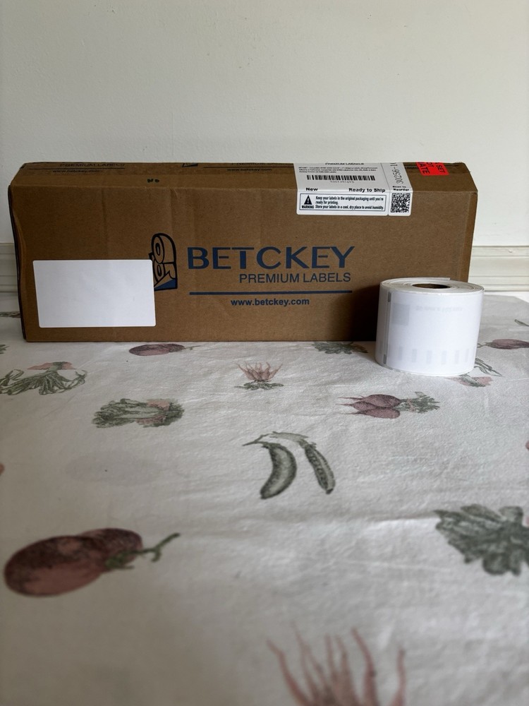 9 Rolls Betckey Dymo Compatible 30256 Labels 2 5/16×4” Thermal Print Adhesive