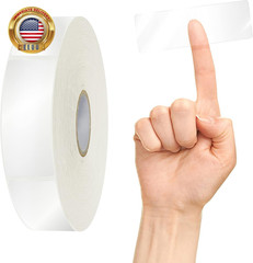 500 PCS Label Protectors, Transparent Waterproof Clear Wafer Seal Stickers for P