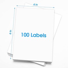 4X6 Inch Shipping Address Labels,For Inkjet or Laser Printer, USPS Postal Mailin