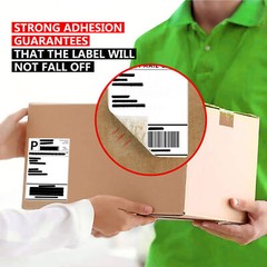 2000 Labels Fanfold 4×6 Direct Thermal Label Shipping Zebra ZP450 ZP505 1000