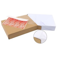 200 Shipping Labels 8.5″x5.5″ Rounded Corner Self Adhesive 2 Per Sheet Blank US