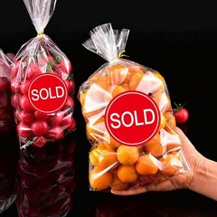 2 Inch Sold Stickers Fluorescent Red Sold Labels – Sold Point of Sale Pricing…