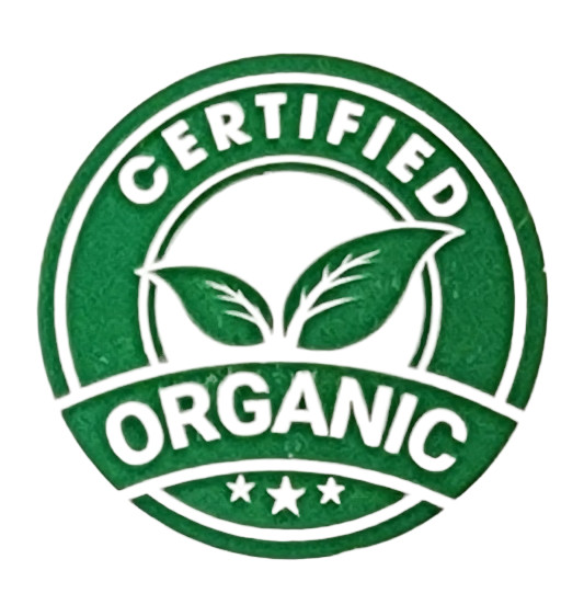 GR Certified Organic Food Stickers | 1.5″ Round Self-Adhesive Label | 500 Labels