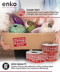 Shipping Warning Stickers – 10 Rolls, 5000 Labels