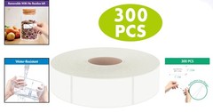 Versatile Pantry Labels – 300 Count Removable Food Labels with High Adhesion