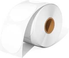 2″ Circle Thermal Sticker Label Self-Adhesive Multi-Purpose 750 Labels/ Roll US