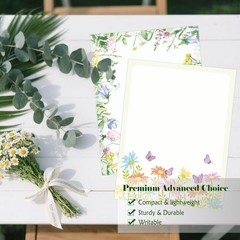 60 Pack Wildflower Stationery Letterhead Vintage Flower Letter 8.5 x 11 Inch …